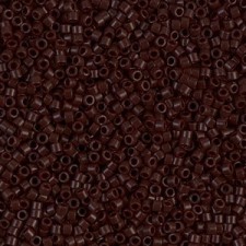 Miyuki delica beads 15/0 - Opaque chocolate brown DBS-734